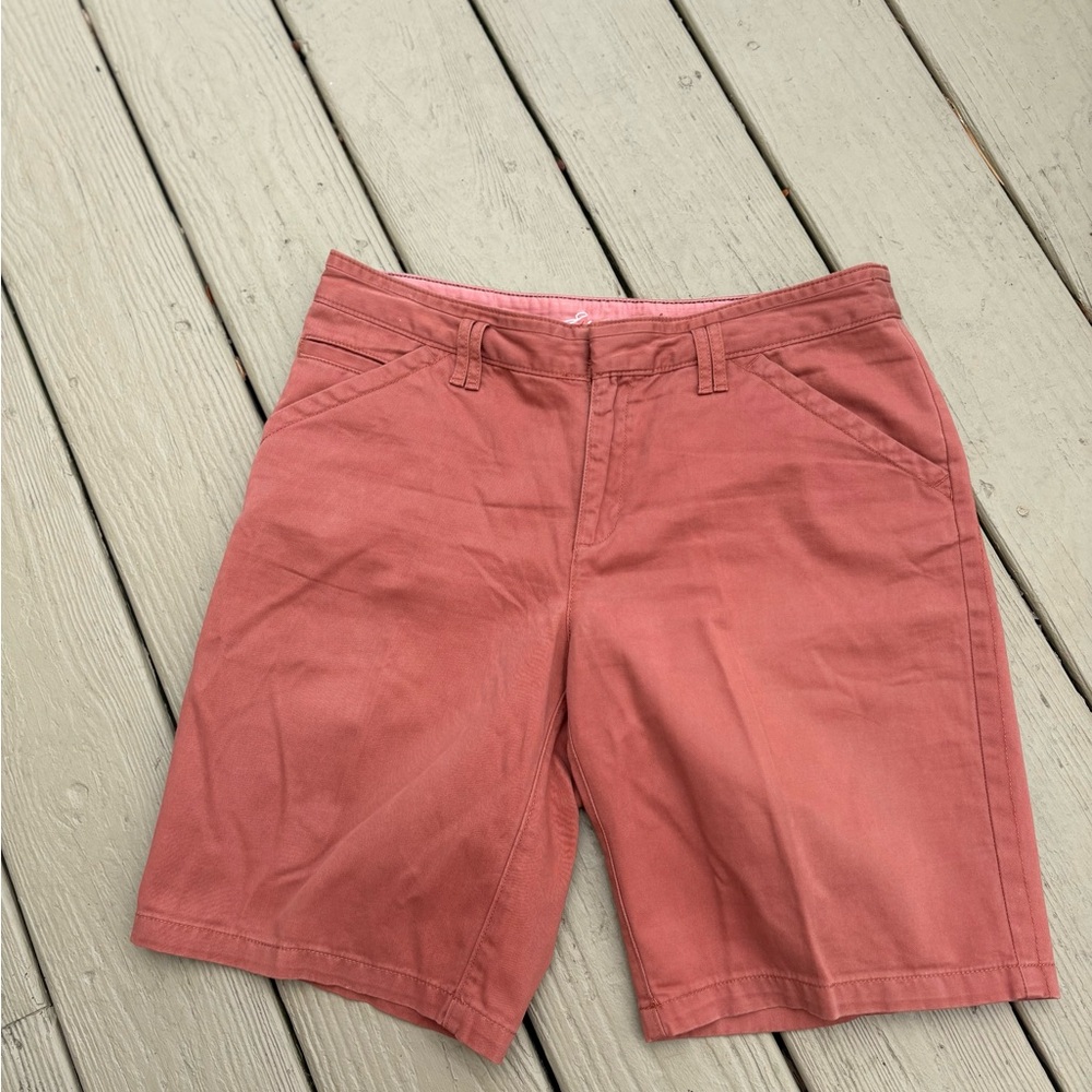 Eddie Bauer Women's Salmon Bermuda Shorts, Size: 10